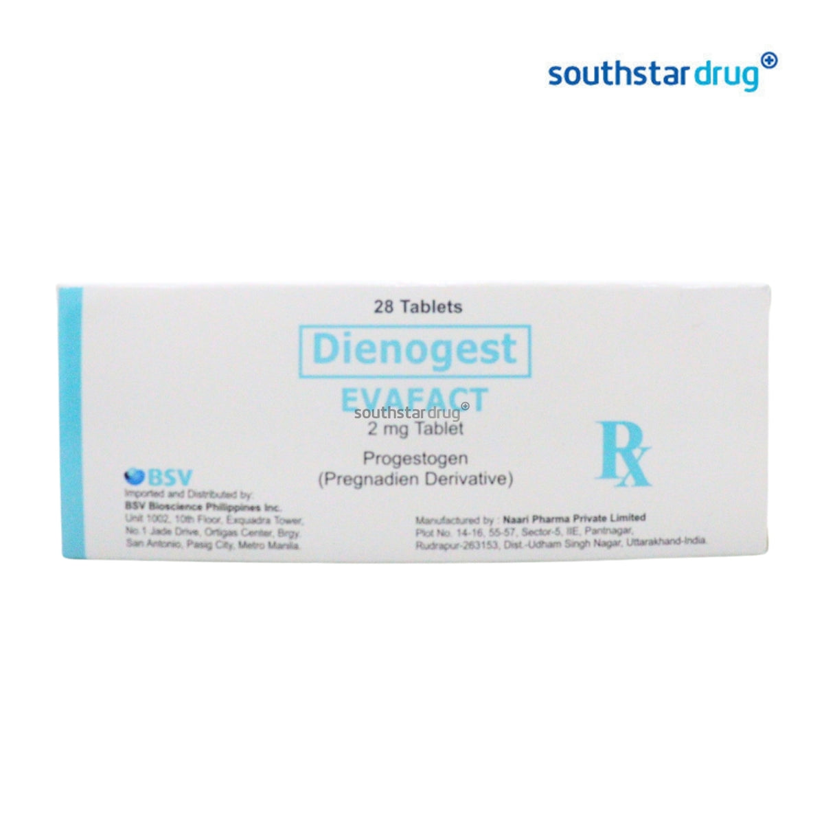 Rx: Evafact Film-coated Tablet 2mg 28pcs