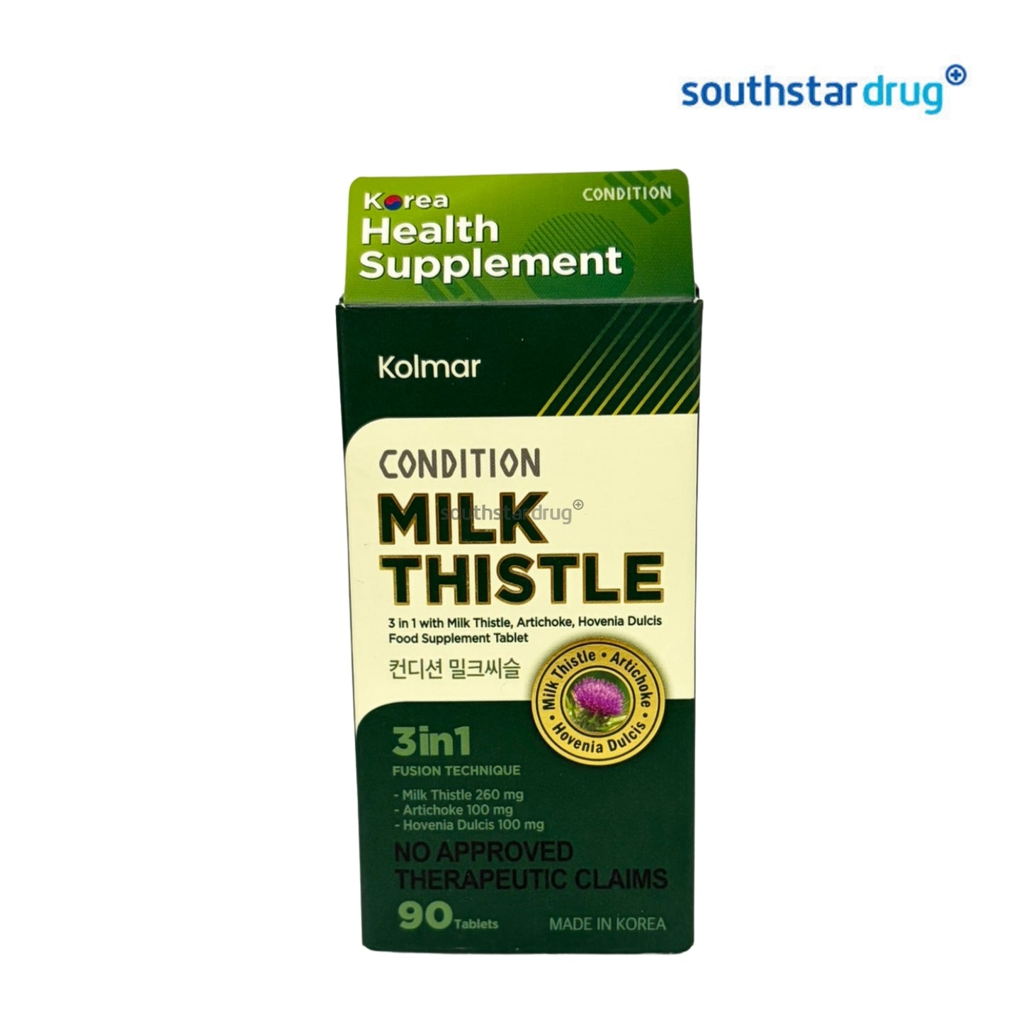 Condition Milk Thistle 3-in-1 Food Supplement 90 Tablets – Liver Wellness Support