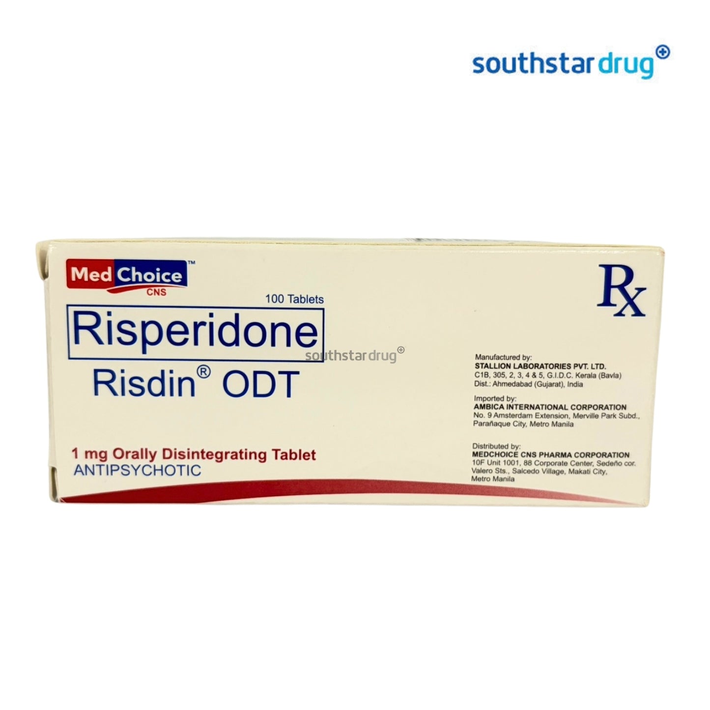 Rx: Risdin ODT 1mg (1pc)