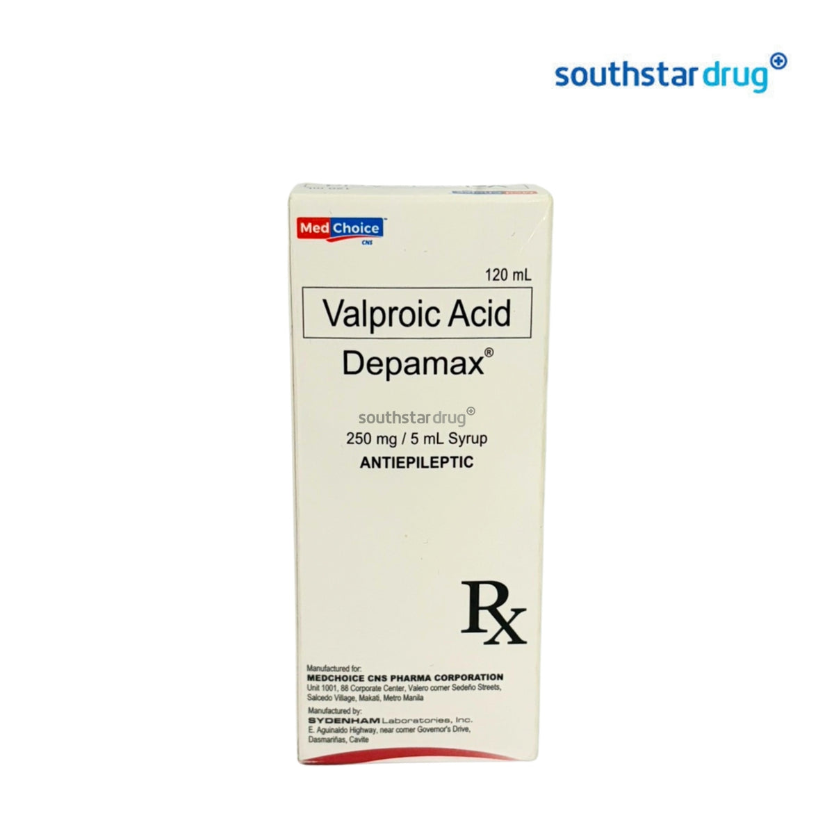 Rx: Depamax 250mg/5ml Syrup 120ml