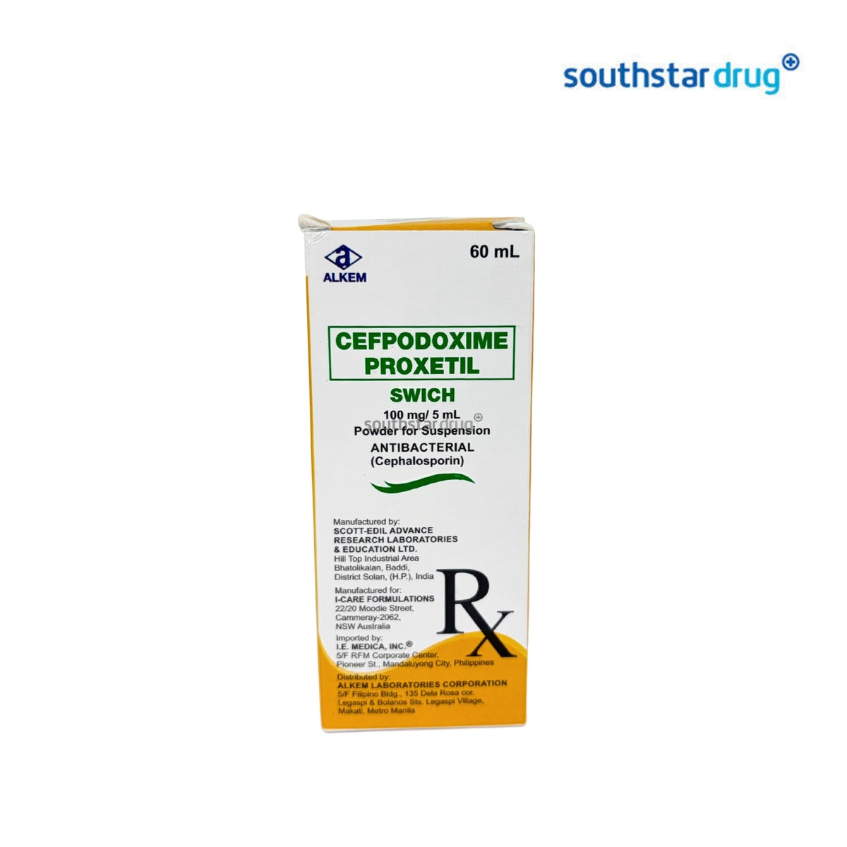Swich Powder for Suspension 100mg/5ml (1 Bottle, 60ml)