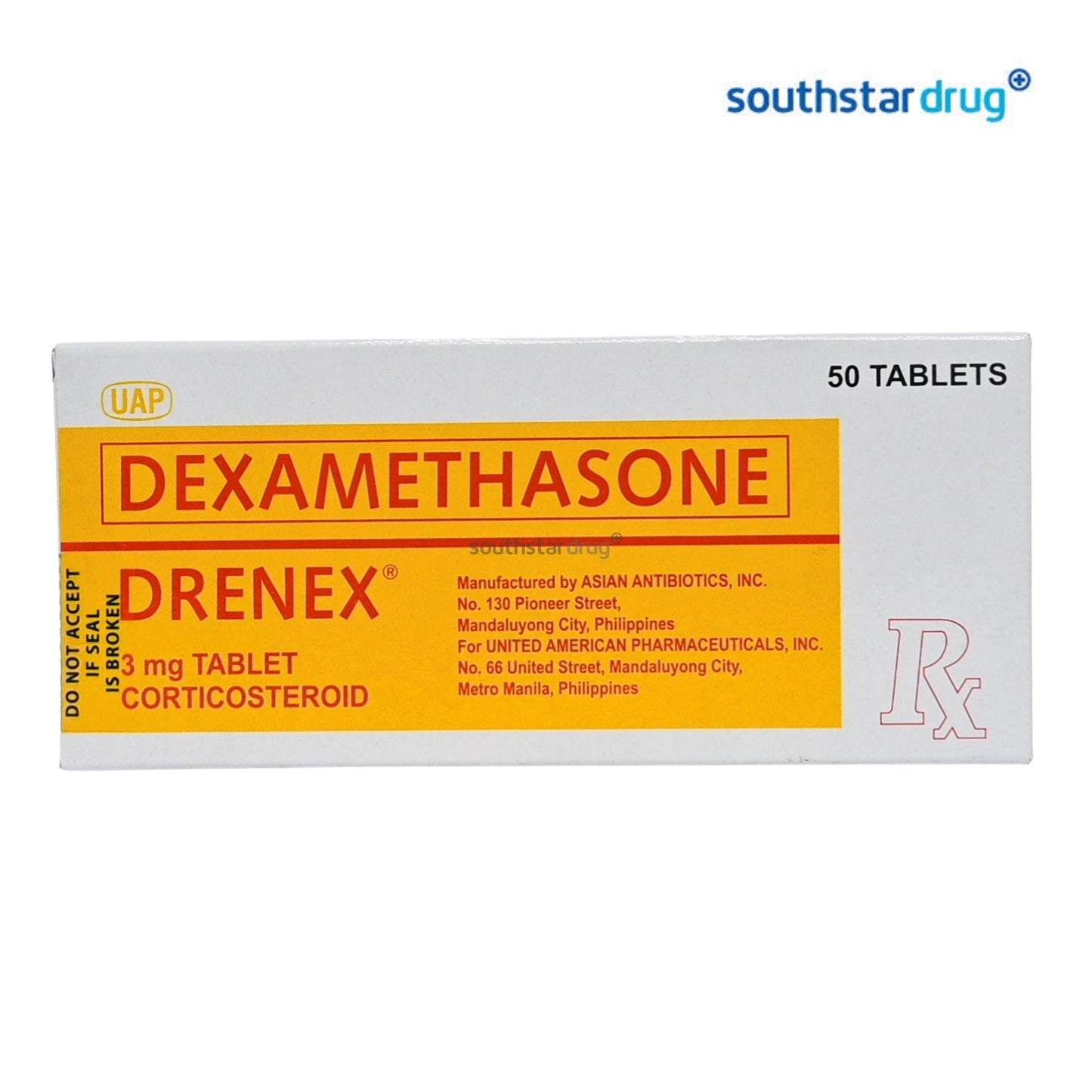 Rx: Drenex 3mg Tablet