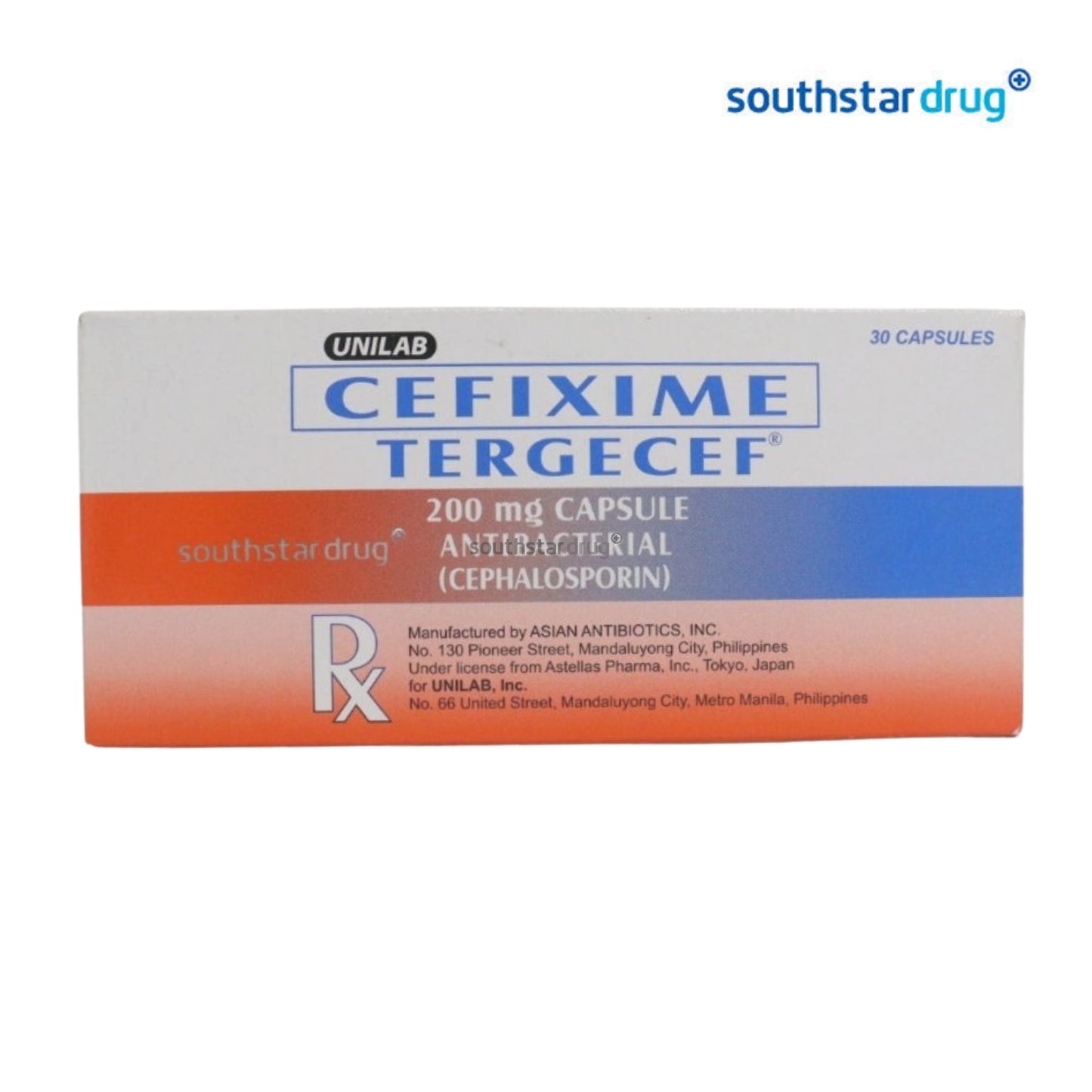 Rx: Tergecef 200mg Capsule