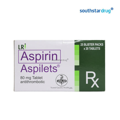 Rx: Aspilets 80mg Tablet
