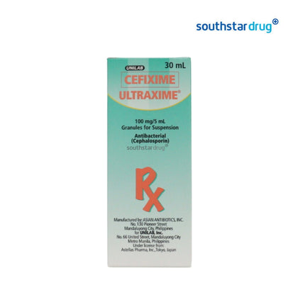 Rx: Ultraxime 100mg / 5ml 30ml Oral Suspension