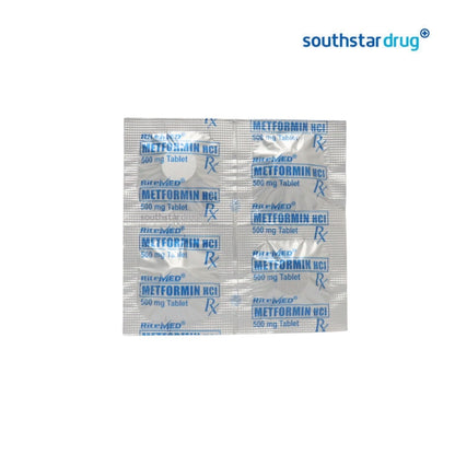 Rx: RiteMed Metformin 500mg Tablet