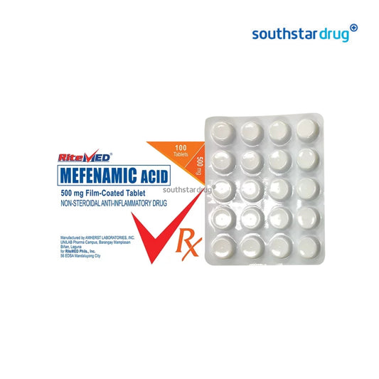Rx: RiteMed Mefenamic 500mg Tablet