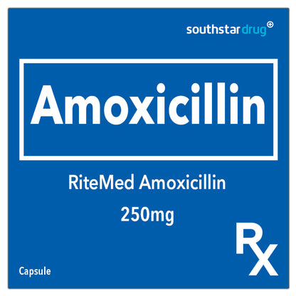 Rx: RiteMed Amoxicillin 250mg Capsule