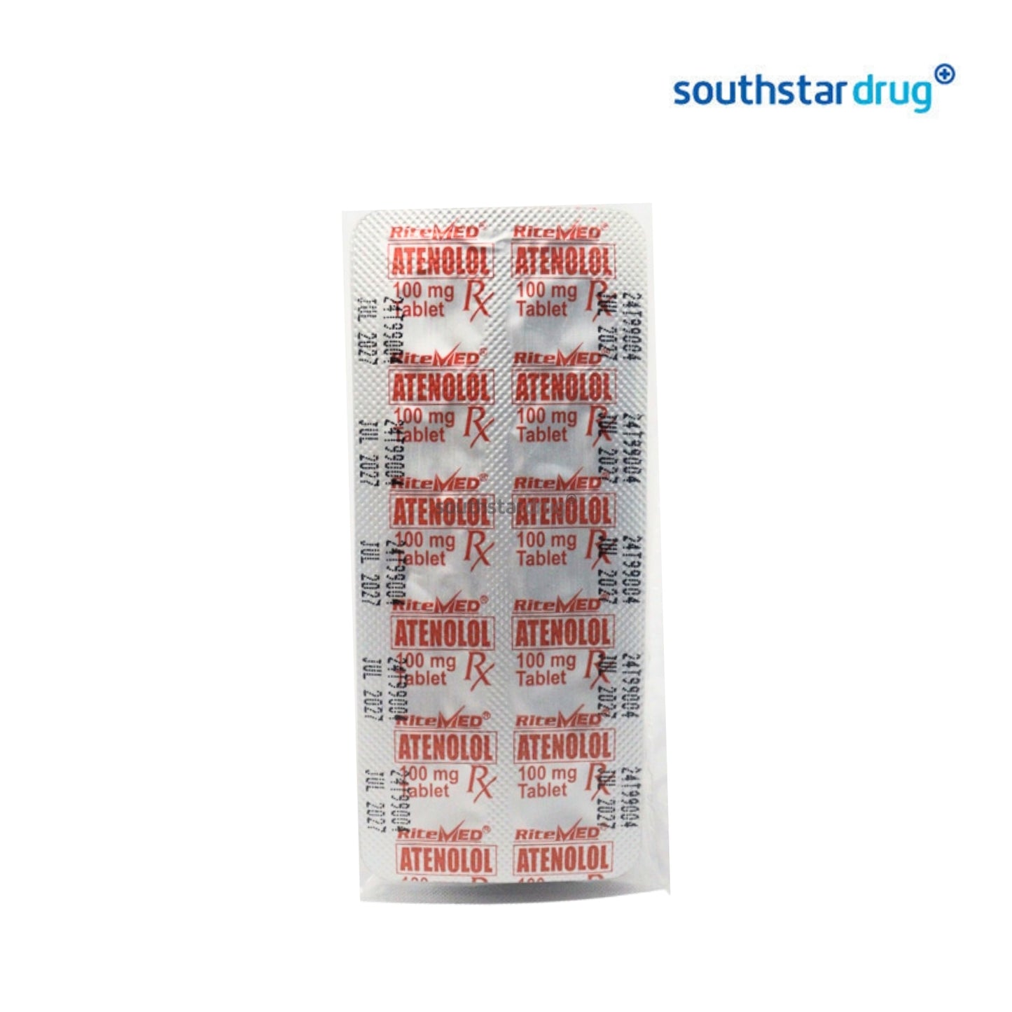 Rx: RiteMed Atenolol 100mg Tablet