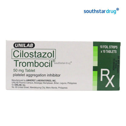 Rx: Trombocil 50mg Tablet