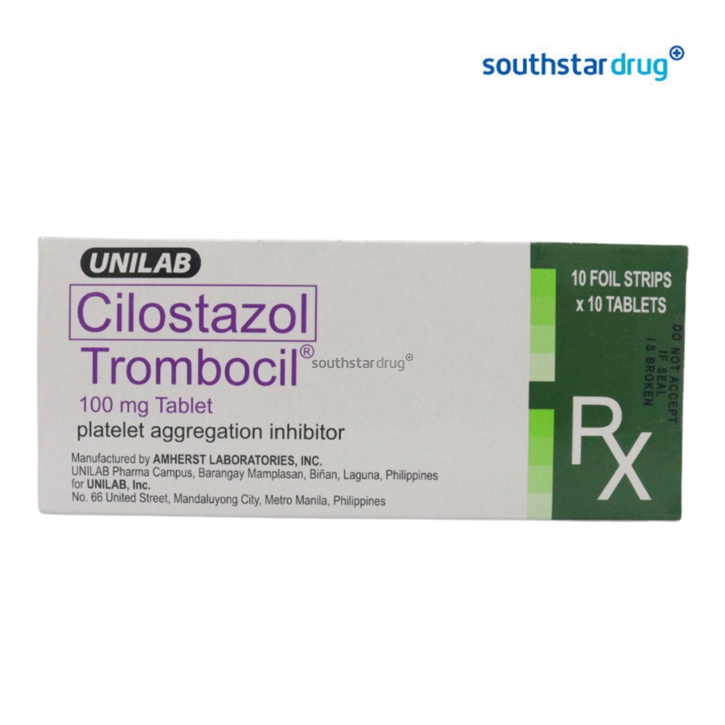 Rx: Trombocil 100mg Tablet