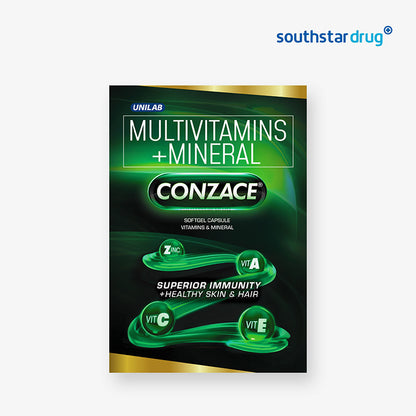 Conzace Multivitamins + Minerals Capsules (20pcs capsule) – Immune & Skin Health Support