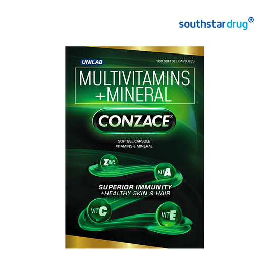 Conzace Multivitamins + Minerals Capsules (20pcs capsule) – Immune & Skin Health Support