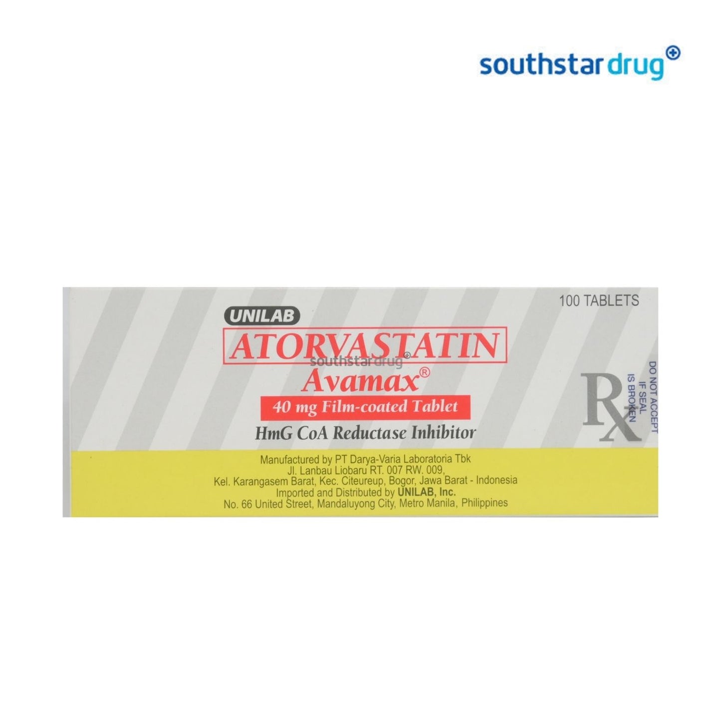 Rx: Avamax 40mg Tablet