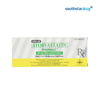 Rx: Avamax 20mg Tablet