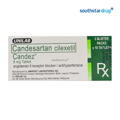 Rx: Candez 8mg Tablet