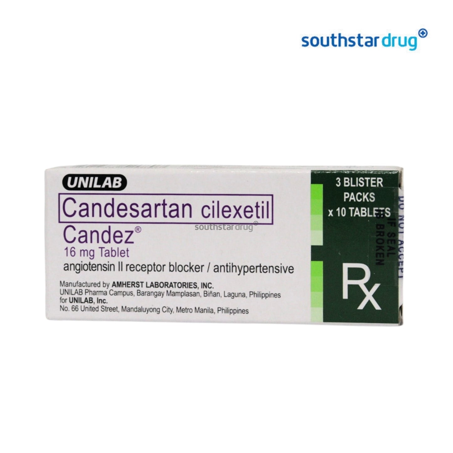 Rx: Candez 16mg Tablet