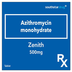 Rx: Zenith 500mg Tablet