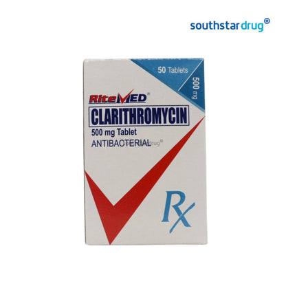 Rx: RiteMed Clarithromycin 500mg Tablet