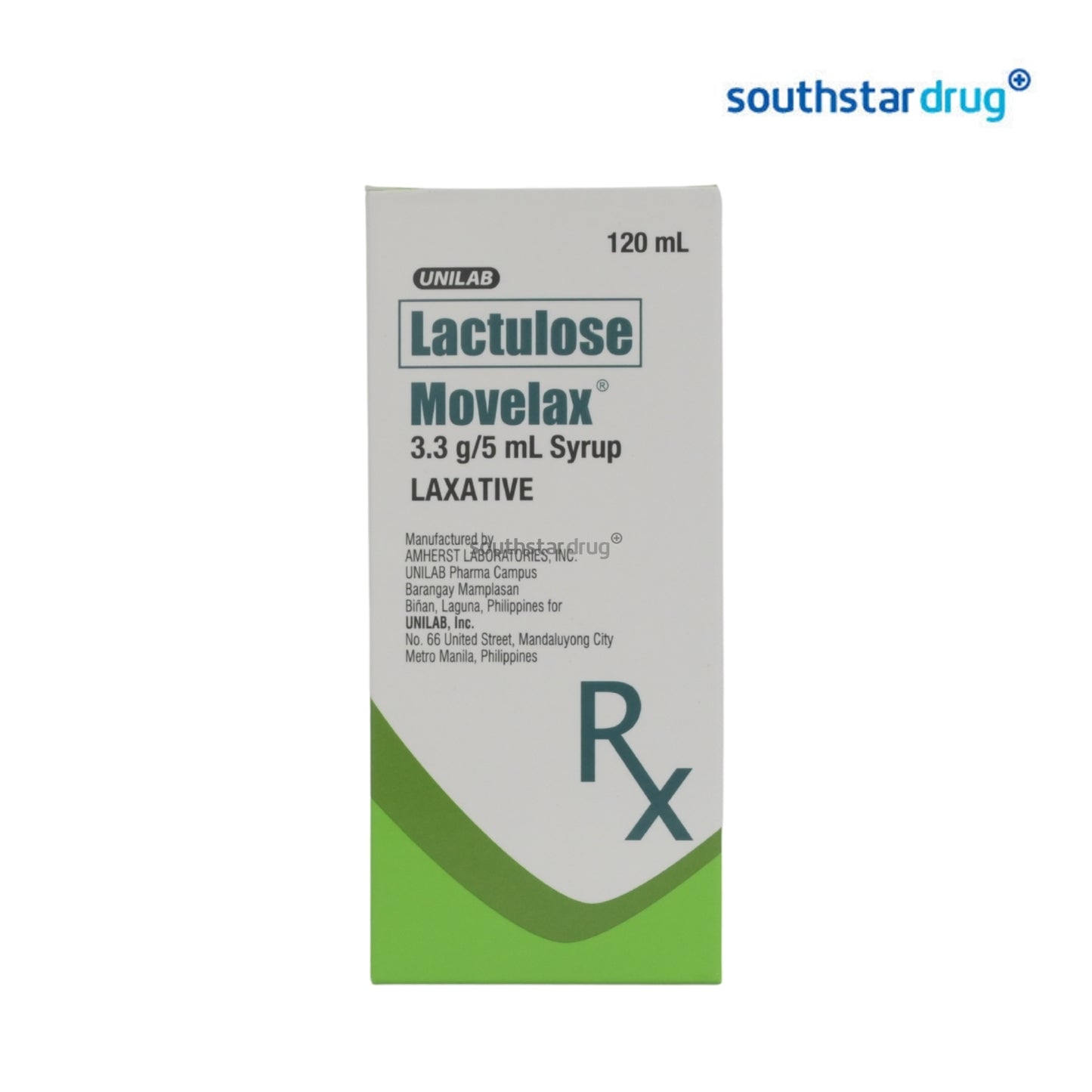 Rx: Movelax 3.3 g / 5ml 120ml Syrup