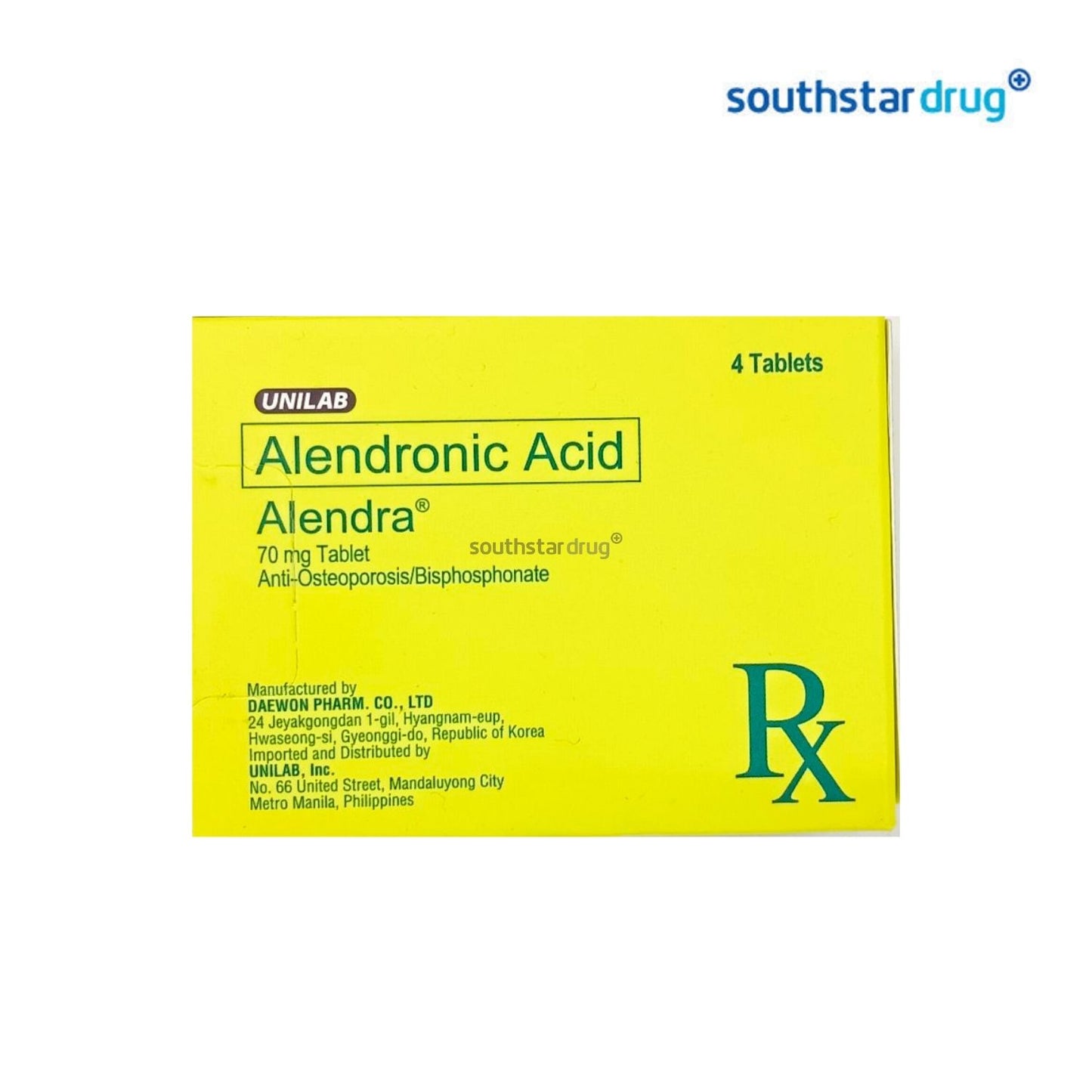 Rx: Alendra 70mg Tablet