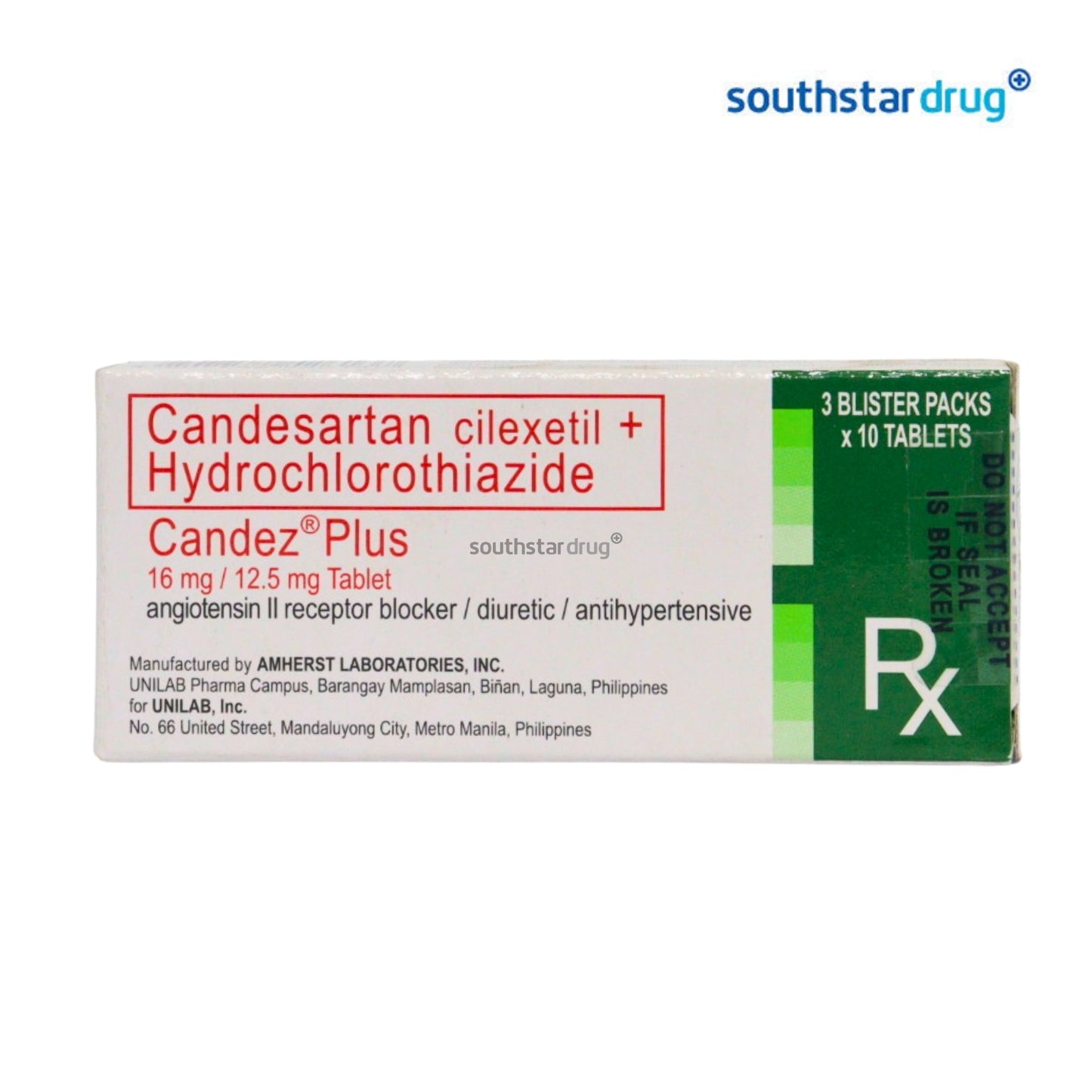 Rx: Candez Plus 16mg / 12.5mg Tablet
