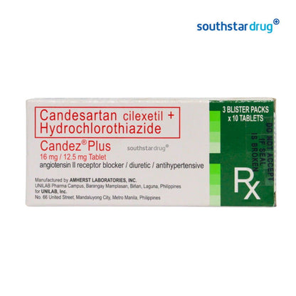 Rx: Candez Plus 16mg / 12.5mg Tablet