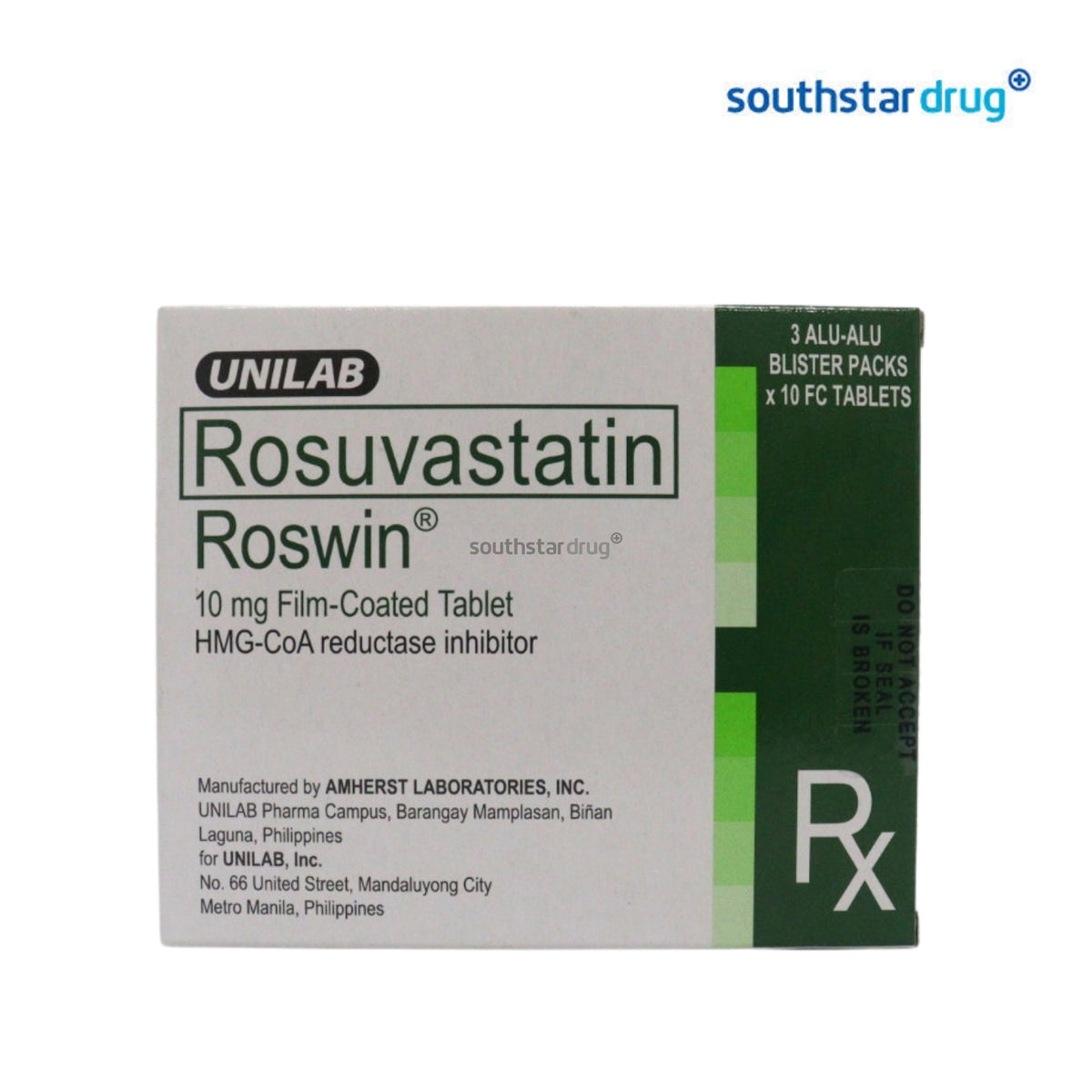 Rx: Roswin 10mg Tablet