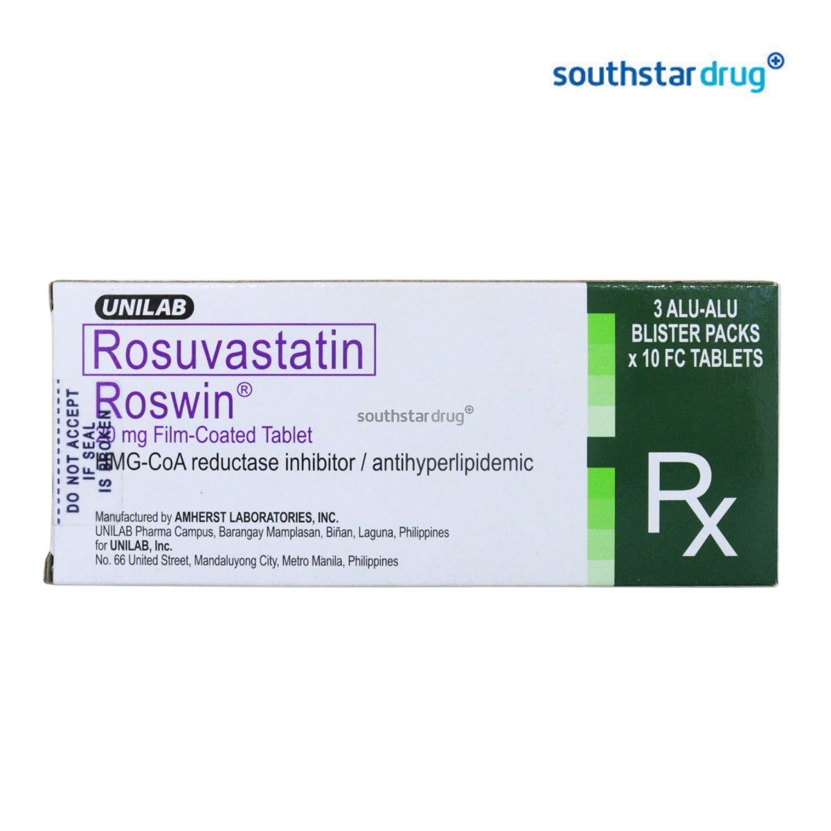 Rx: Roswin 20mg Tablet