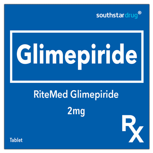 Rx: RiteMed Glimepiride 2mg Tablet