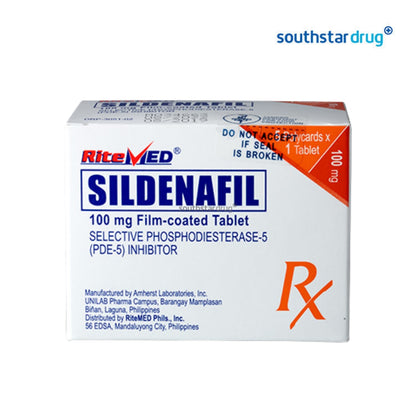 Rx: RiteMed Sildenafil 100mg Tablet