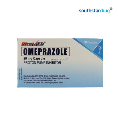 Rx: RiteMed Omeprazole 20mg Capsule