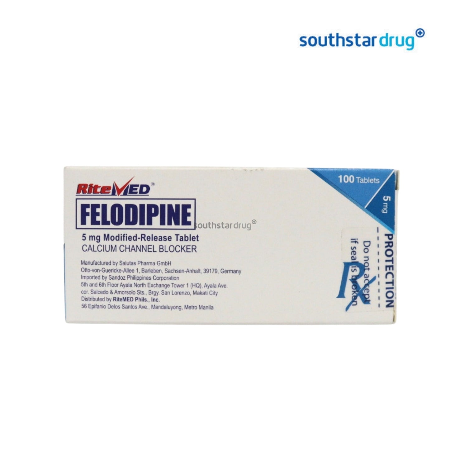 Rx: RiteMed Felodipine 5mg Tablet