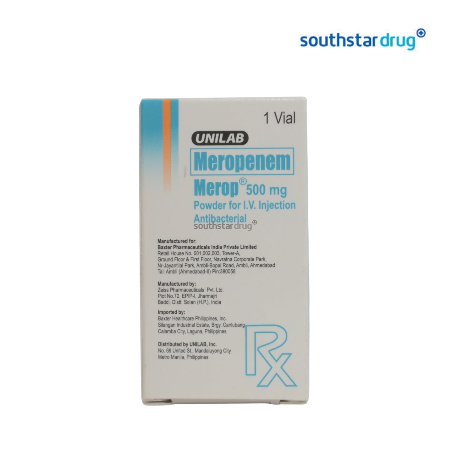 Rx: Merop 500mg Vial