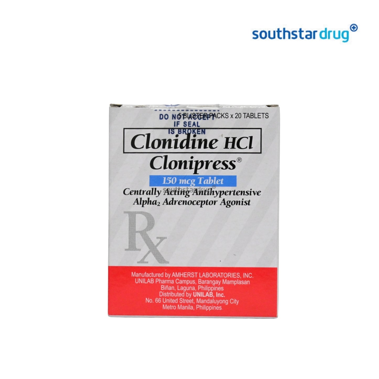 Rx: Clonipress 150mcg Tablet