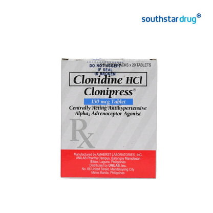 Rx: Clonipress 150mcg Tablet