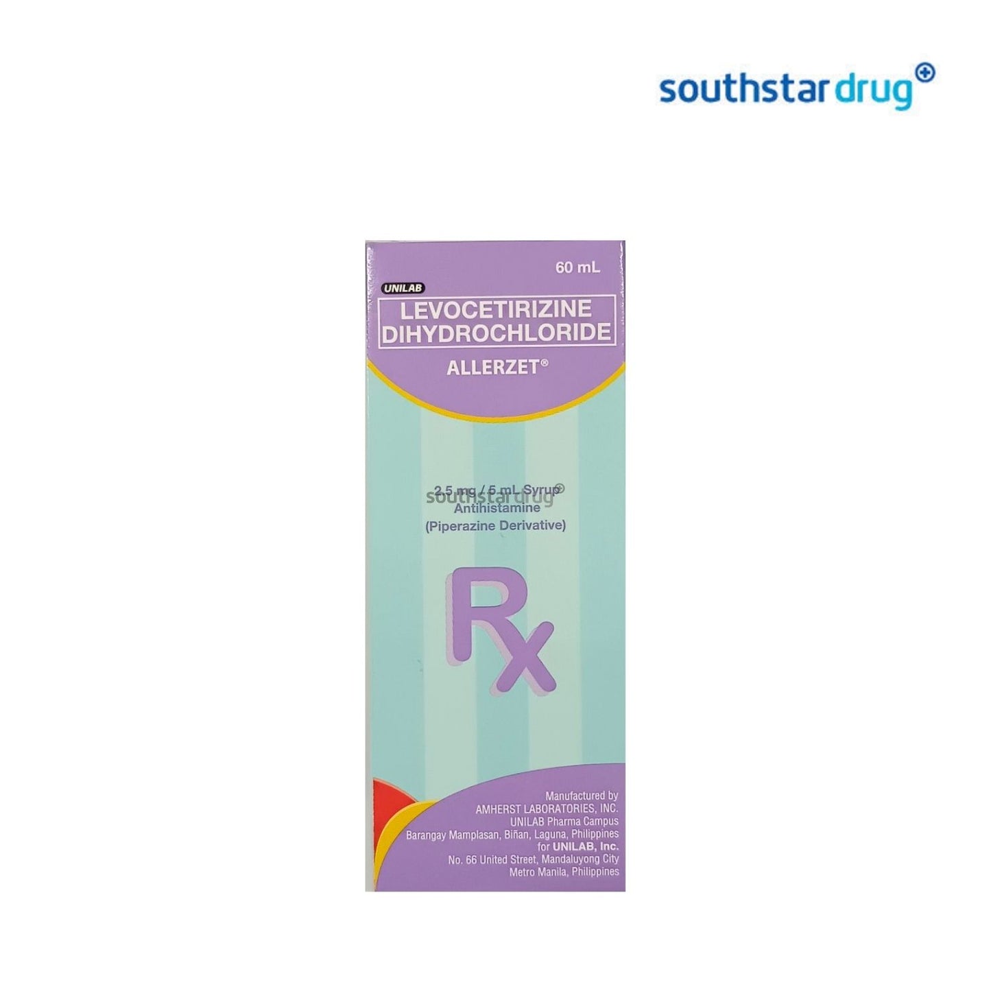 Rx: Allerzet 2.5mg / 5ml 60ml Syrup