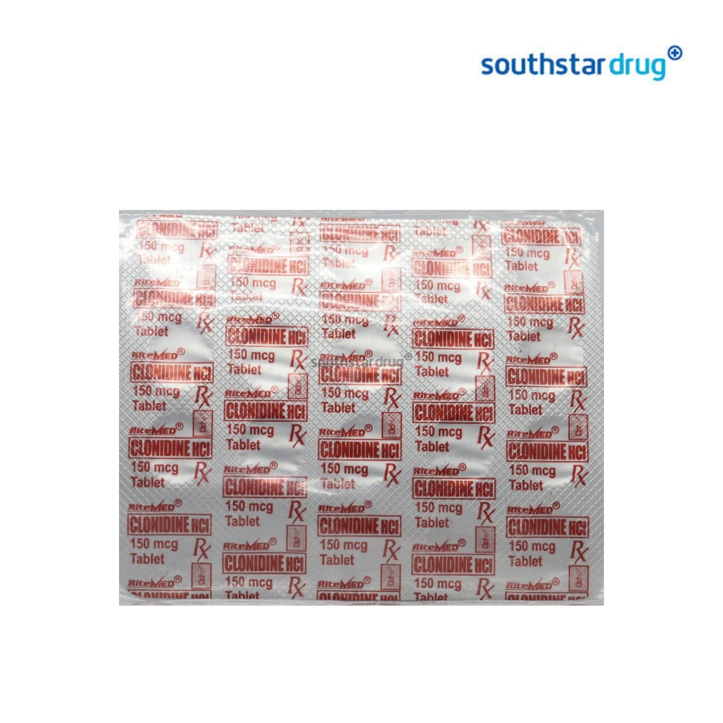 Rx: RiteMed Clonidine 150mcg Tablet