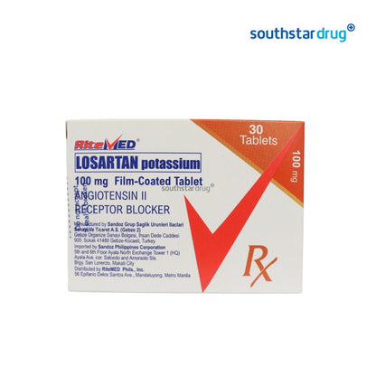 Rx: RiteMed Losartan 100mg Tablet