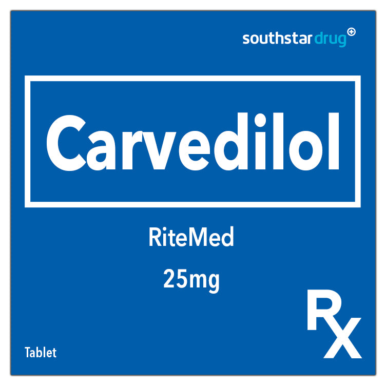 Rx: RiteMed Carvedilol Tablet 25mg