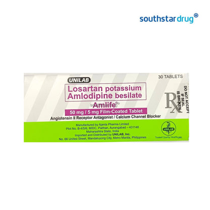 Rx: Amlife 50mg / 5mg Tablet
