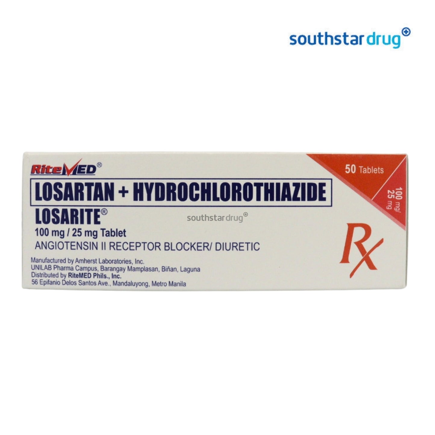 Rx: RiteMed Losarite 100mg / 25mg Tablet