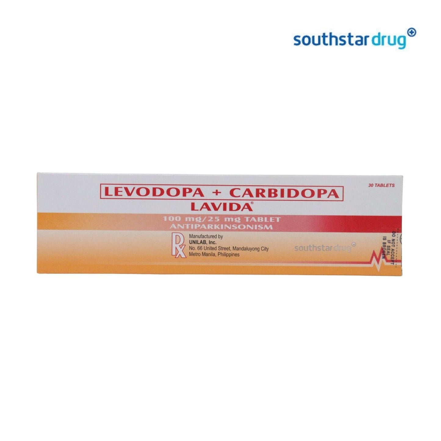 Rx: Lavida 100mg/25mg Tablet