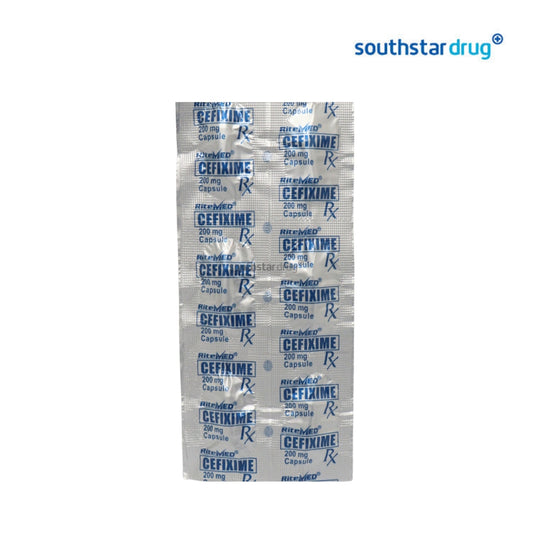 Rx: RiteMed Cefixime 200mg Capsule