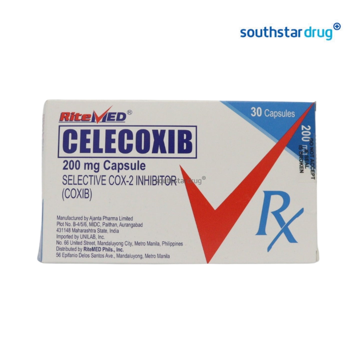 Rx: RiteMed Celecoxib 200mg Capsule