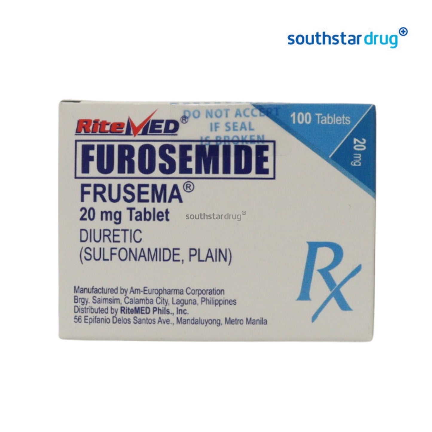 Rx: RiteMed Frusema 20mg Tablet