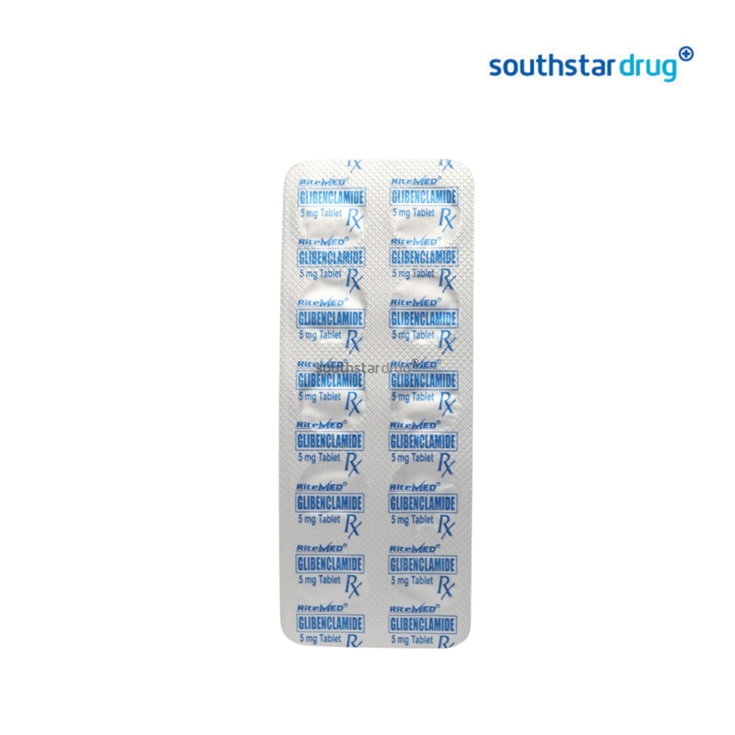 Rx: RiteMed Glibenclamide 5mg Tablet