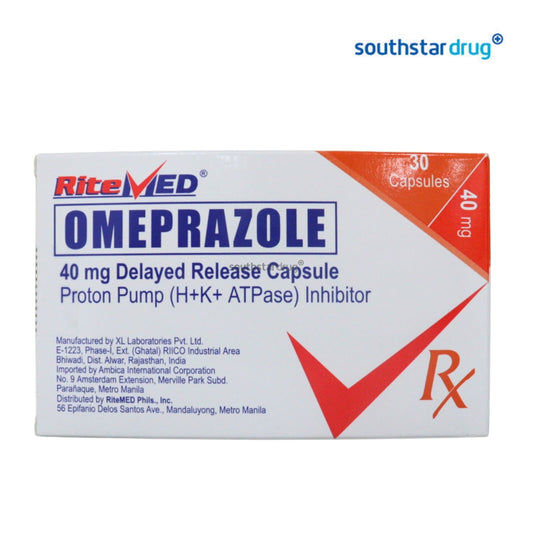 Rx: RiteMed Omeprazole 40mg Capsule