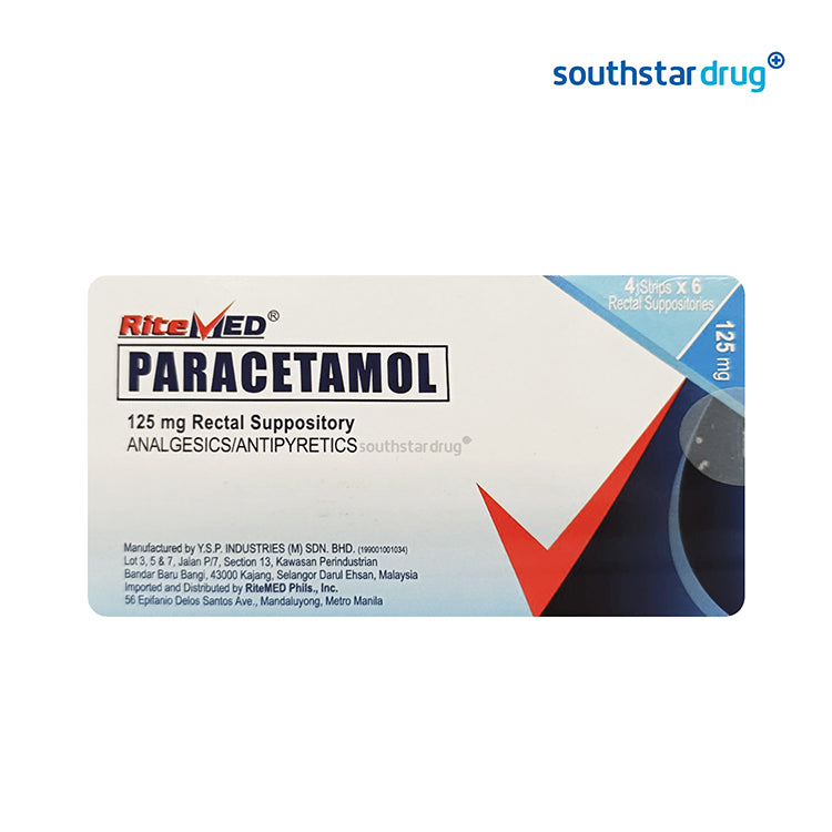 Ritemed Paracetamol Rectal Suppository 125mg