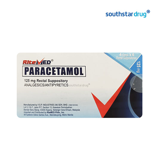 Ritemed Paracetamol Rectal Suppository 125mg